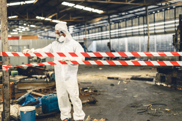 Professional Odor Removal technician working in Bridgeport, TX
